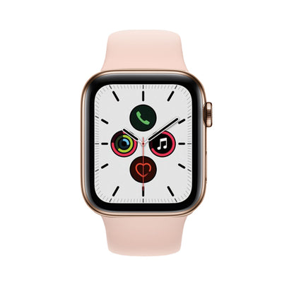 Apple Watch Series 5 Boîtier en acier inoxydable 44mm - Or