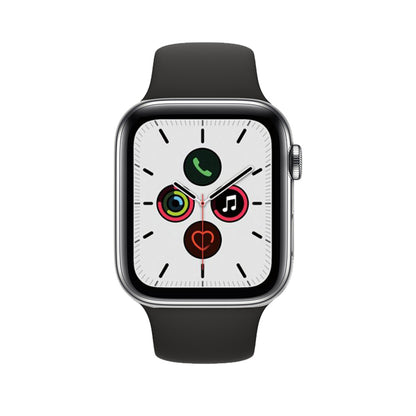 Apple Watch Series 5 Boîtier en acier inoxydable 44mm - Argent