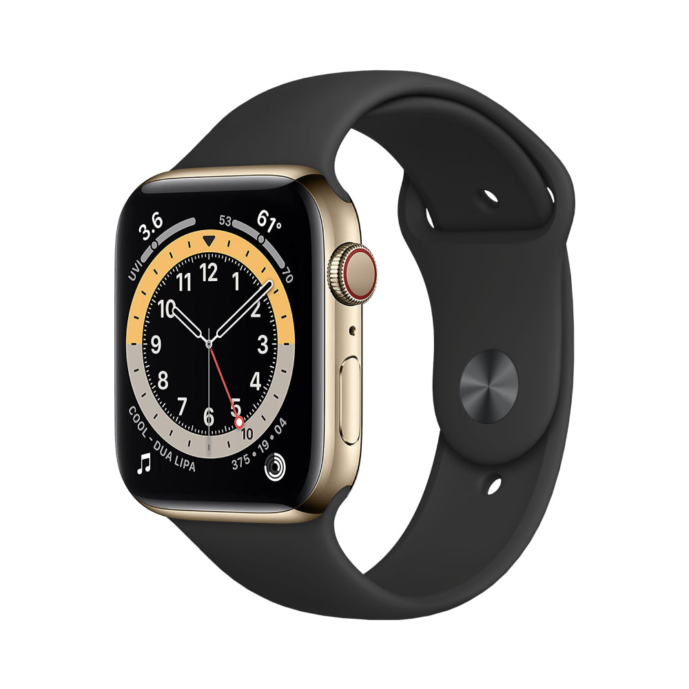 Apple Watch Series 6 Boîtier en acier inoxydable 44mm - Or