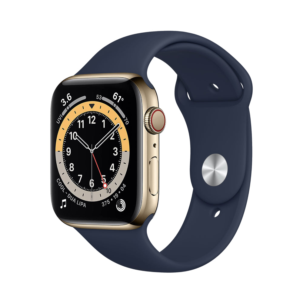 Apple Watch Series 6 Boîtier en acier inoxydable 40mm - Or