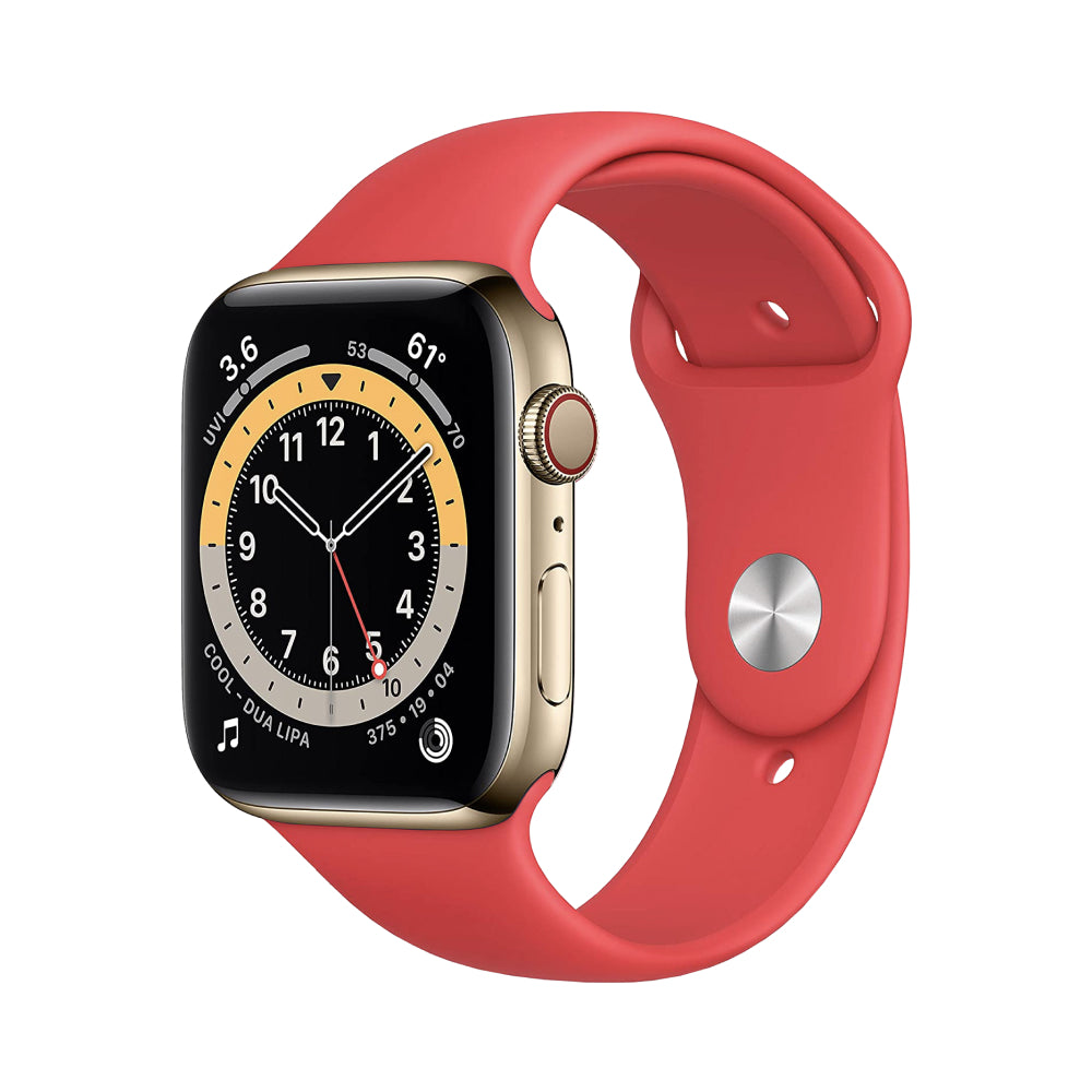 Apple Watch Series 6 Boîtier en acier inoxydable 40mm - Or