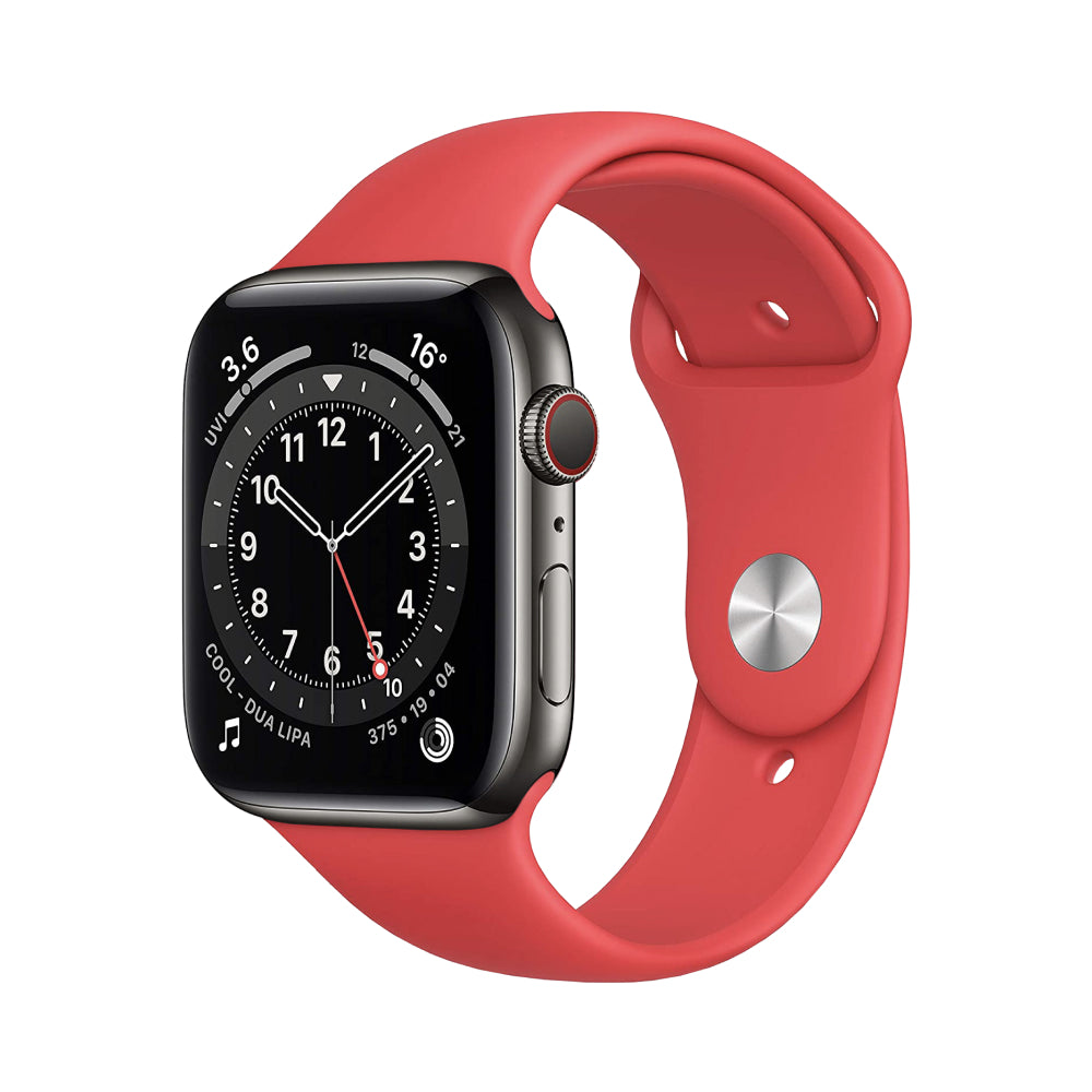 Apple Watch Series 6 Boîtier en acier inoxydable 44mm - Graphite