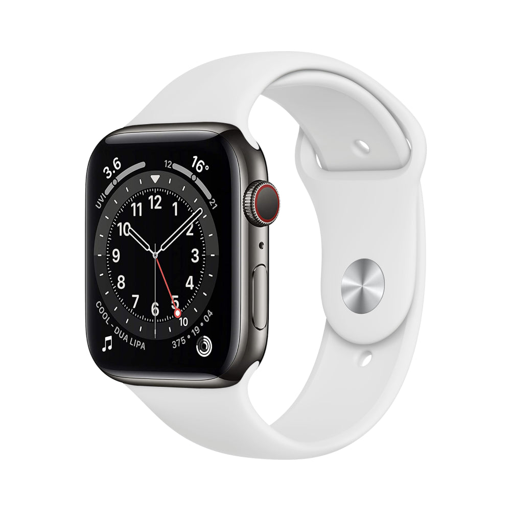 Apple Watch Series 6 Boîtier en acier inoxydable 44mm - Graphite