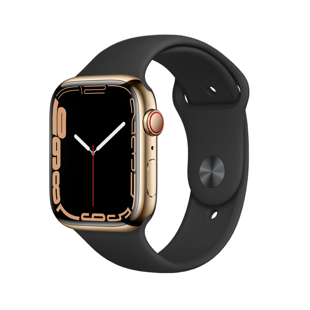 Apple Watch Series 7 Boîtier en acier inoxydable 41mm - Or