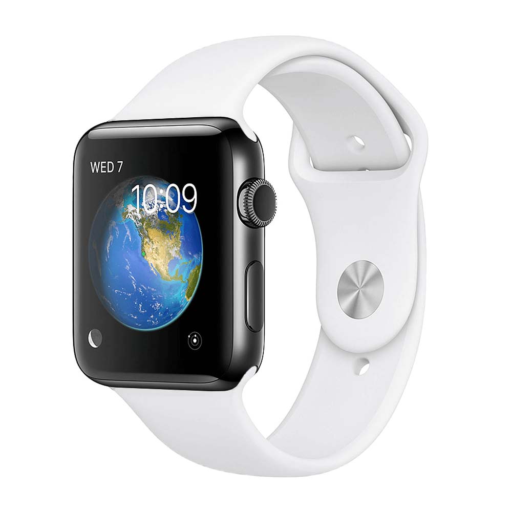 Apple Watch Series 3 Acier Inoxydable 42mm - Noir - Bon état
